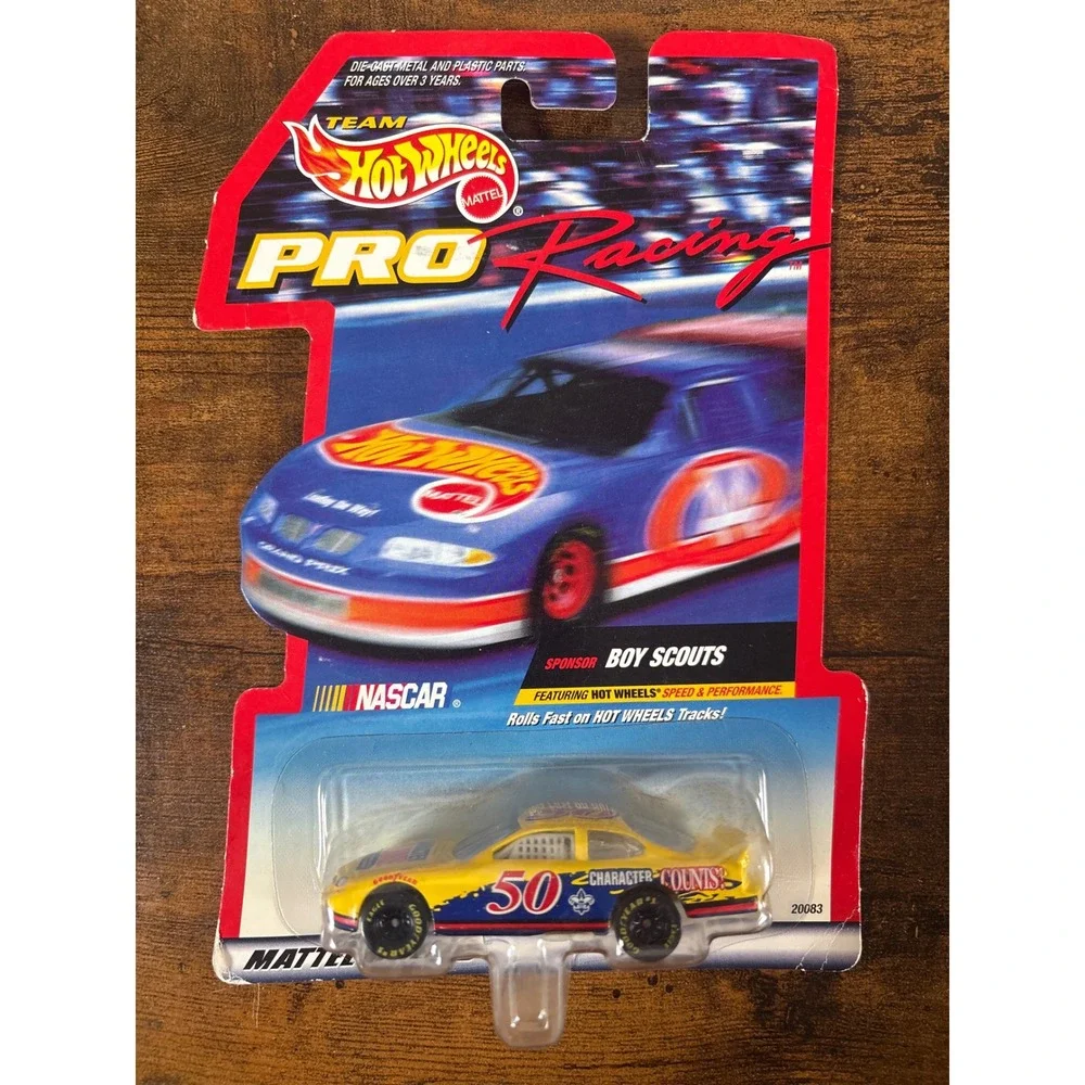 Hot Wheels Pro Racing 1998 NASCAR Boy Scouts Character Counts Car 50 20083
